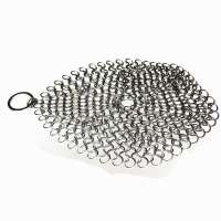 Cast iron cookware cleaner/cast iron cleaner net/ stainless steel chainmail scrubber